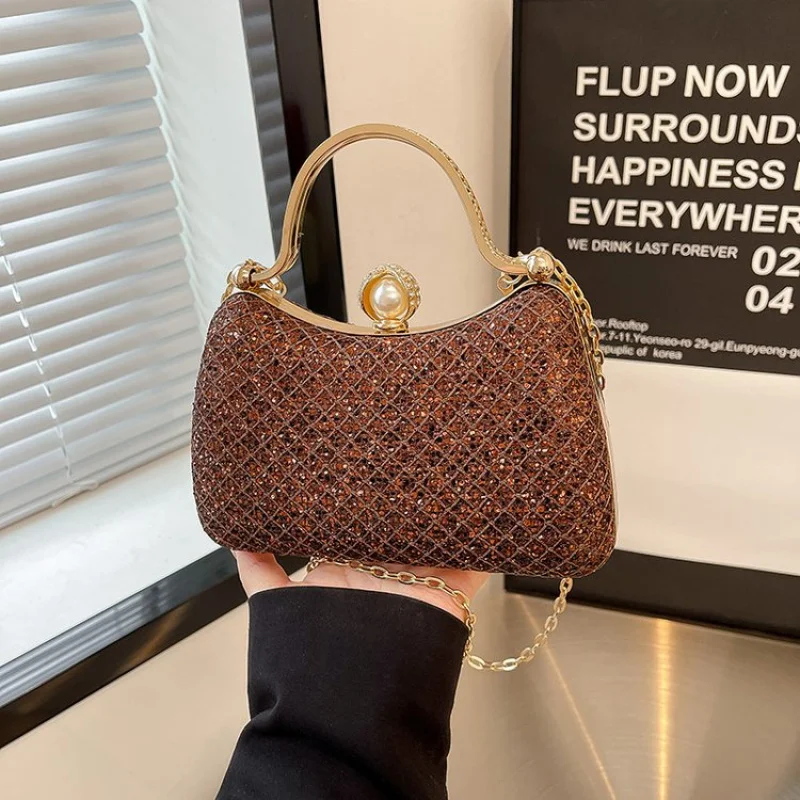 

Luxury Brand Fashionable Leather Women's Shoulder Bag Elegant Classic Paris Elegant Hardware Trendy Daily Vintage Bag​
