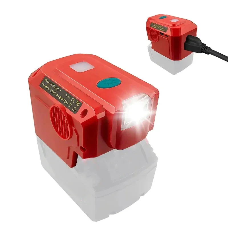 Imagem -06 - Inversor de Energia ao ar Livre para Milwaukee 200w 18v Bateria dc para ac Eua eu Plug Power Station Portátil Carregador Adaptador