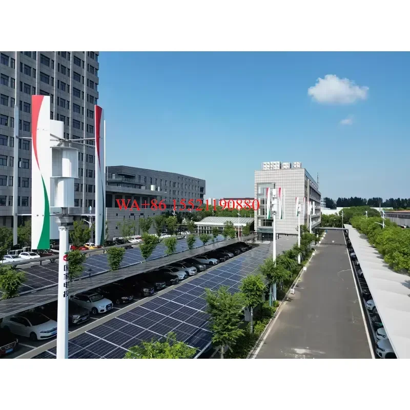 WMWMNU for 500W 8000W 50KW On Grid Vertical Axis Wind Turbine Hybrid Solar Energy Electricity Generator Vertical Axis Wind