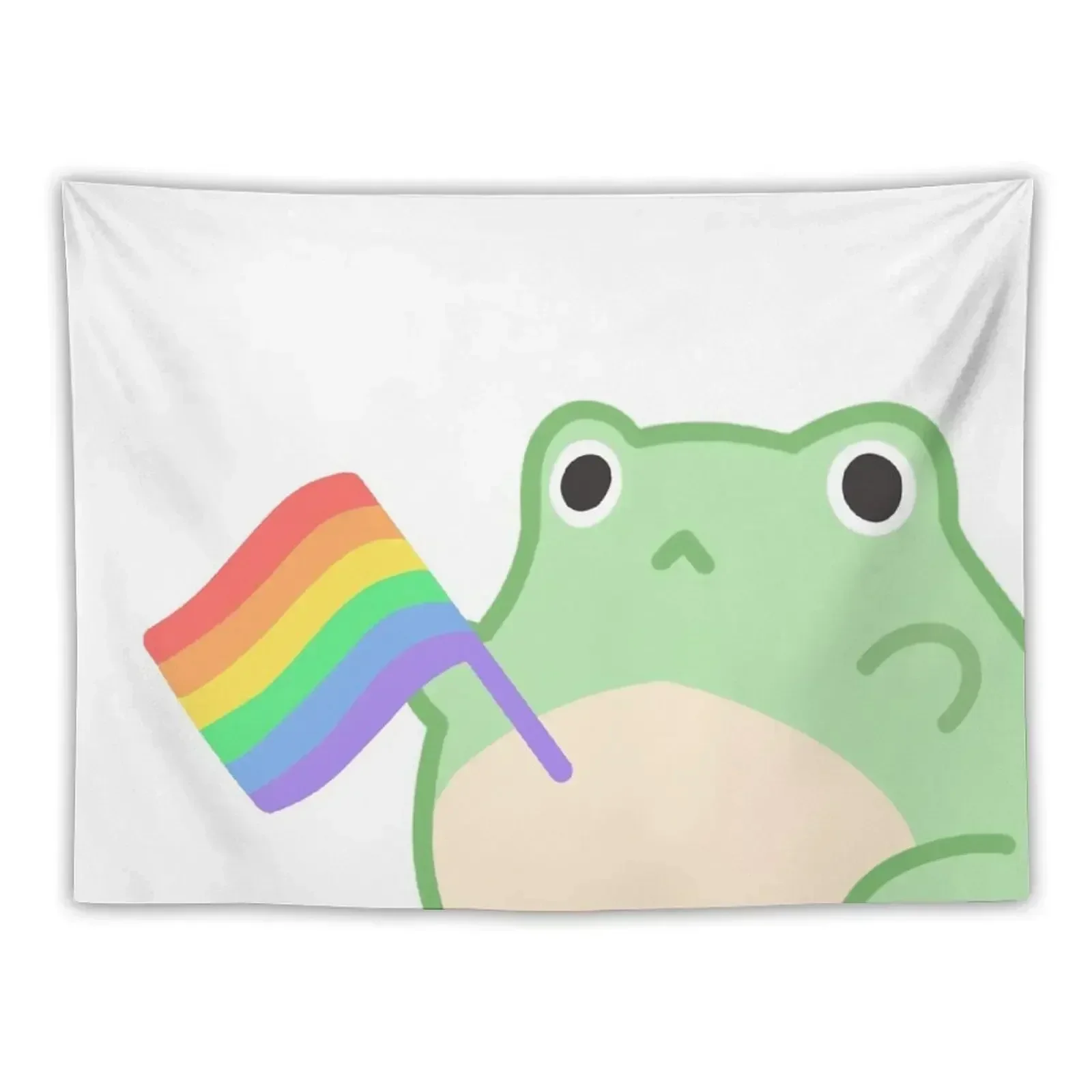 LGBTQ+ Rights Frog Tapestry Decoration For Rooms Aesthetic Room Decor House Decorations Tapestry