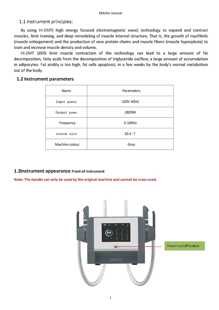 Desktop double-headed magnetic thin belt RF focusing radio frequency muscle increase and fat reduction abdominal Machine