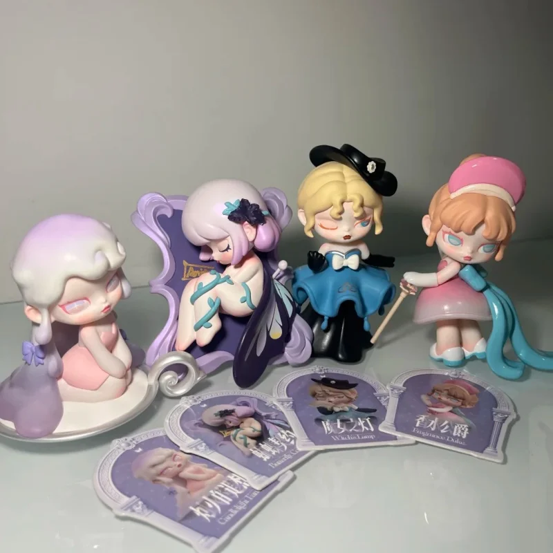 في بقعة أنيتا خمسة أجيال فقدت مانور صندوق أعمى لطيف سطح المكتب الحلي تحصيل لعبة التماثيل هدية عيد ميلاد للفتيات