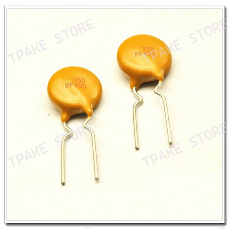 20 個 TRF250-400 RF400 250V 0.4A 400MA PPTC リセッタブルヒューズサーミスタ