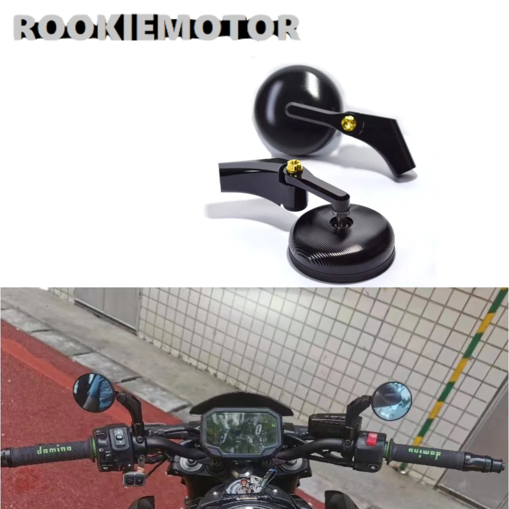 

For Honda CB650R/CB250R/CM500 YAMAHA XSR300/XSR900 KAWASAKI Z650RS/Z900RS Motorcycle 8mm/10mm Retro Rearview Mirror Side Mirrors