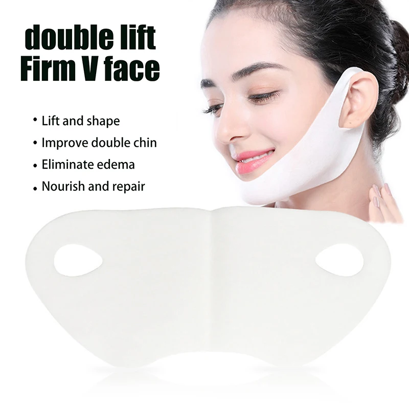 V Face Breathable Band Cheek Lift Up Face Thin Mask Reduce Double Chin V-Line Shaping Bandage Anti Wrinkle Chin Lifting Bandage