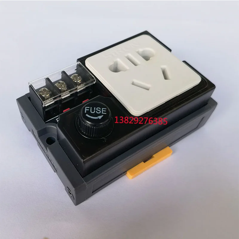 Electric control box protection terminal AC 220V 5-hole 10A Industrial power socket module T071