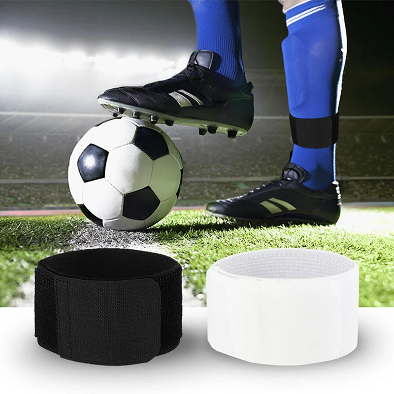 1Pair Soccer Shin Guard Strap Fixed Bandage Tape Fastener Shinguard Adjustable Elastic Sports Supplies