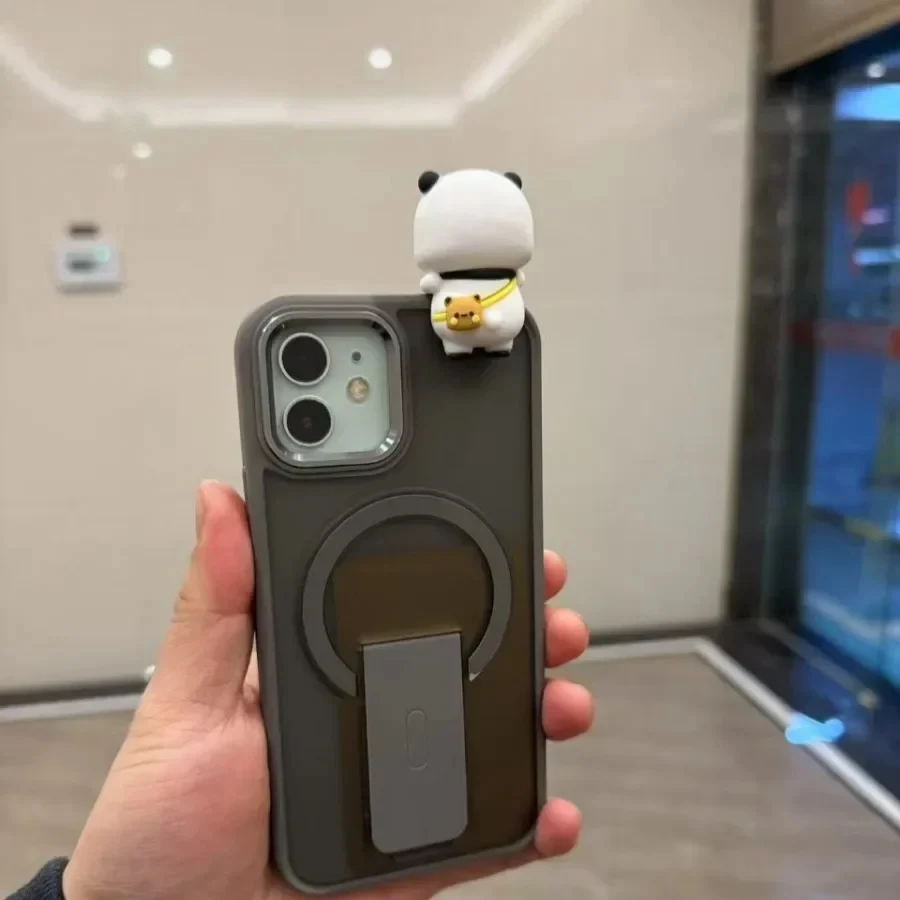 Kawaii Bubu Dudu Anime Figures Home Car Phone Ornament Cute Panda Mini Toy Cartoon Yier Bear Doll Screen Decor Couple Gift