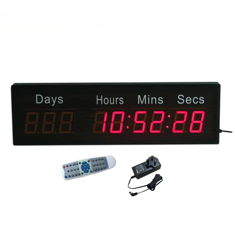 9-bit 2.3-inch large LED digital event countdown timer