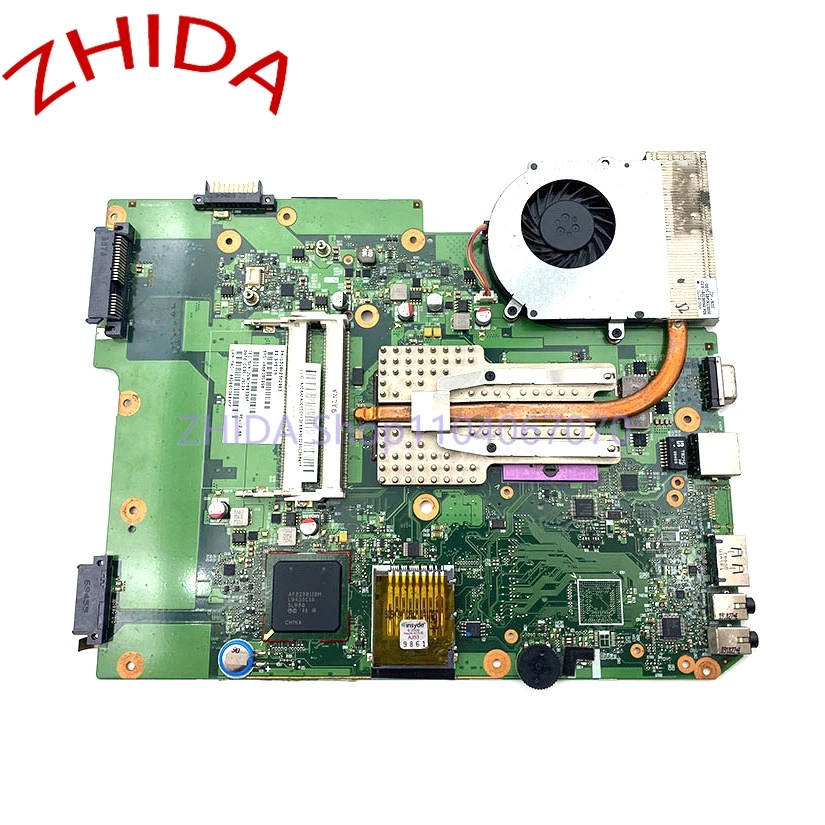 Placa-mãe portátil para satélite TOSHIBA, CPU livre, teste completo, L500, L505, 6050A2302901, V000185550, DDR3