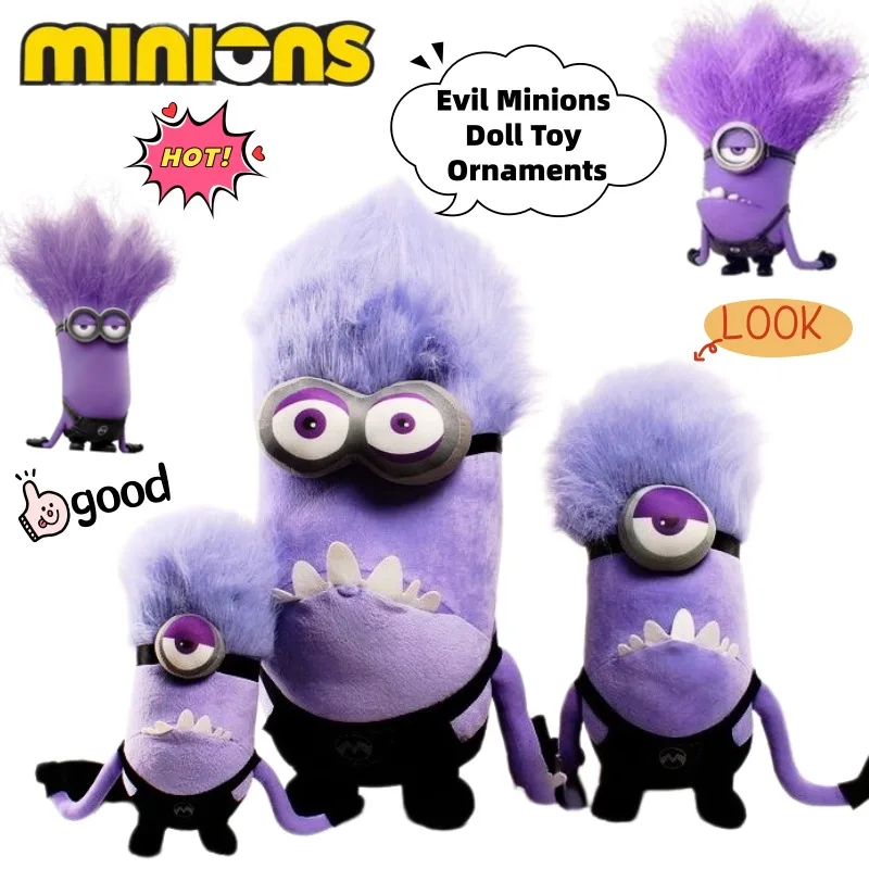

Despicable Me Evil Minions Creative Cartoon Doll Toy Ornaments Secondary Animation Peripheral Plush Doll Decoration Wholesale