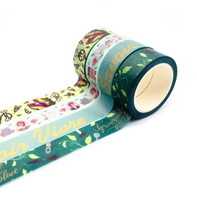 Prodotti personalizzati nastri Washi stampati personalizzati all'ingrosso design personalizzato nastro Washi indiano con motivo adorabile