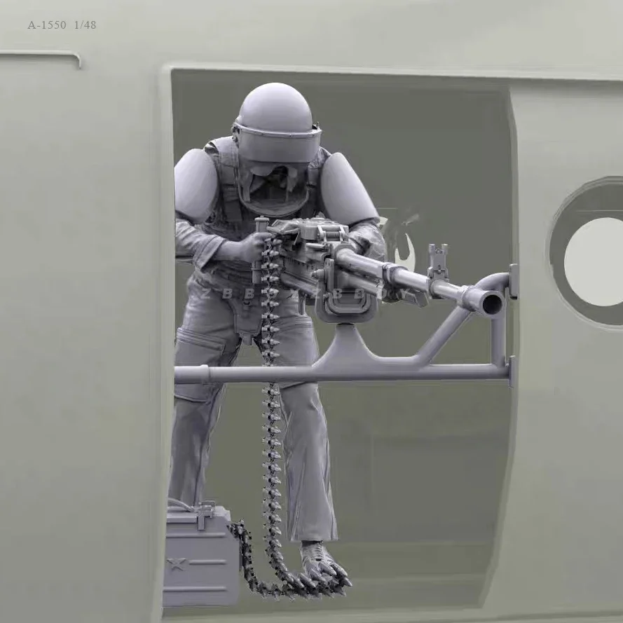 1/48 Resin Soldier model kits figure colorless and self-assembled A-1550