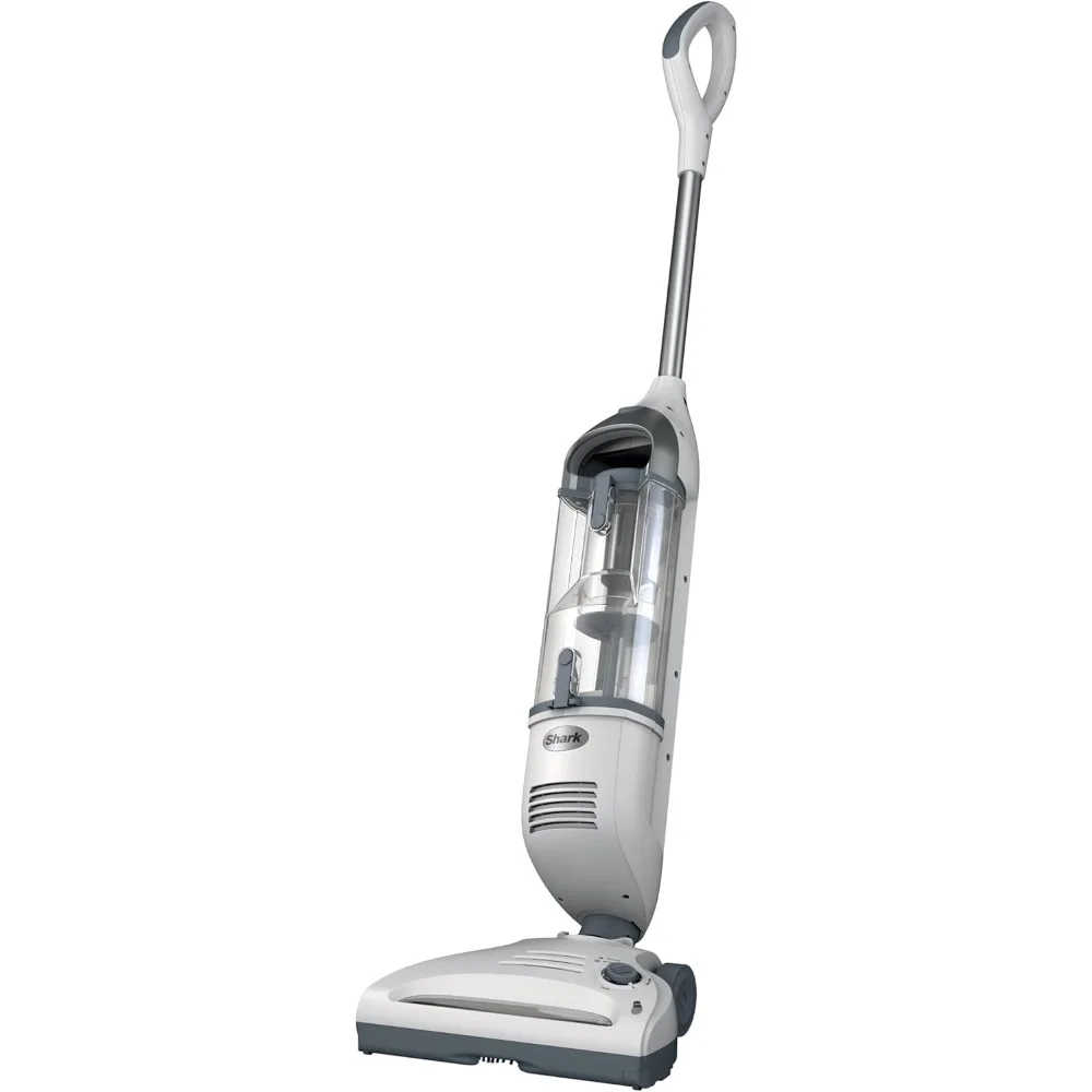 Upright Bagless Cordless Cane Vacuum for Carpets, Hard Floors and Pets with XL Vacuum Cup and 2-Position Roller Brush