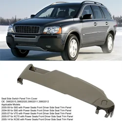 Front Left Power Seat Side Switch Panel Trim Cover 39802020 For S60 S80 V70 XC70 XC90
