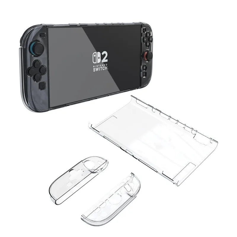 

For Nintendo Switch2 Generation Protective Case Ns2 Transparent Crystal Box NS2 Game Console Split All-inclusive Case