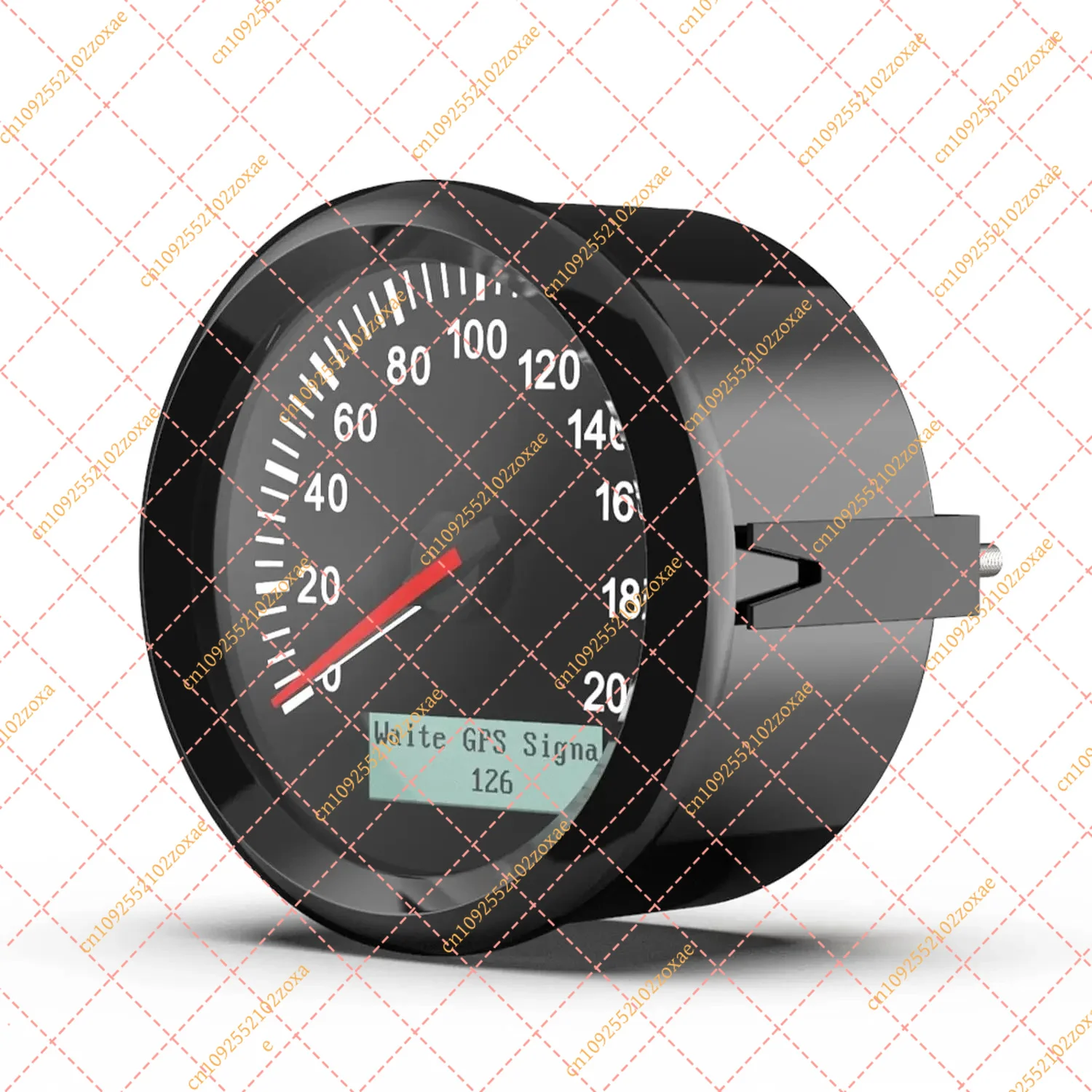 85mm GPS Speedometer 200km/h Gauge 12V 24V LCD Display 7 Color Backlight Universal for Car Boat Motorcycle Truck