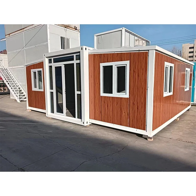 Container House Good Insulation Effect Modular  Prefabricated Building Houses Sandwich Panel   Durable