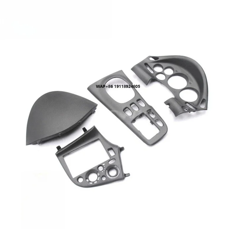 Trade Assurance Carbon Fiber Matte Finish Interior Trim 4pcs Fit For 1992-1997 RX7 FD3S LHD Interior Replacement Kit