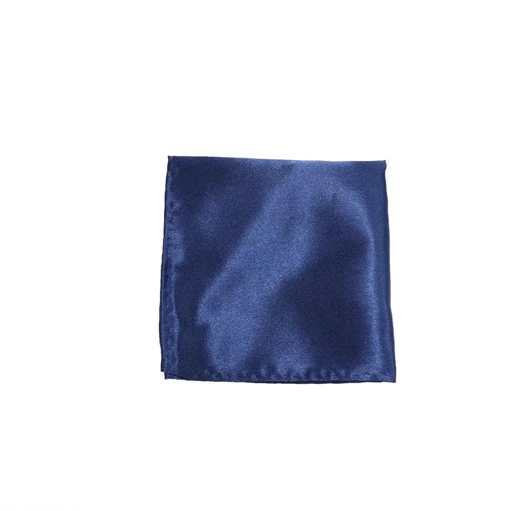 Abito formale quadrato in raso Hanky Solid per abito da sposa Party Men 15 colori raso tinta unita fazzoletto tasca di seta fazzoletto quadrato