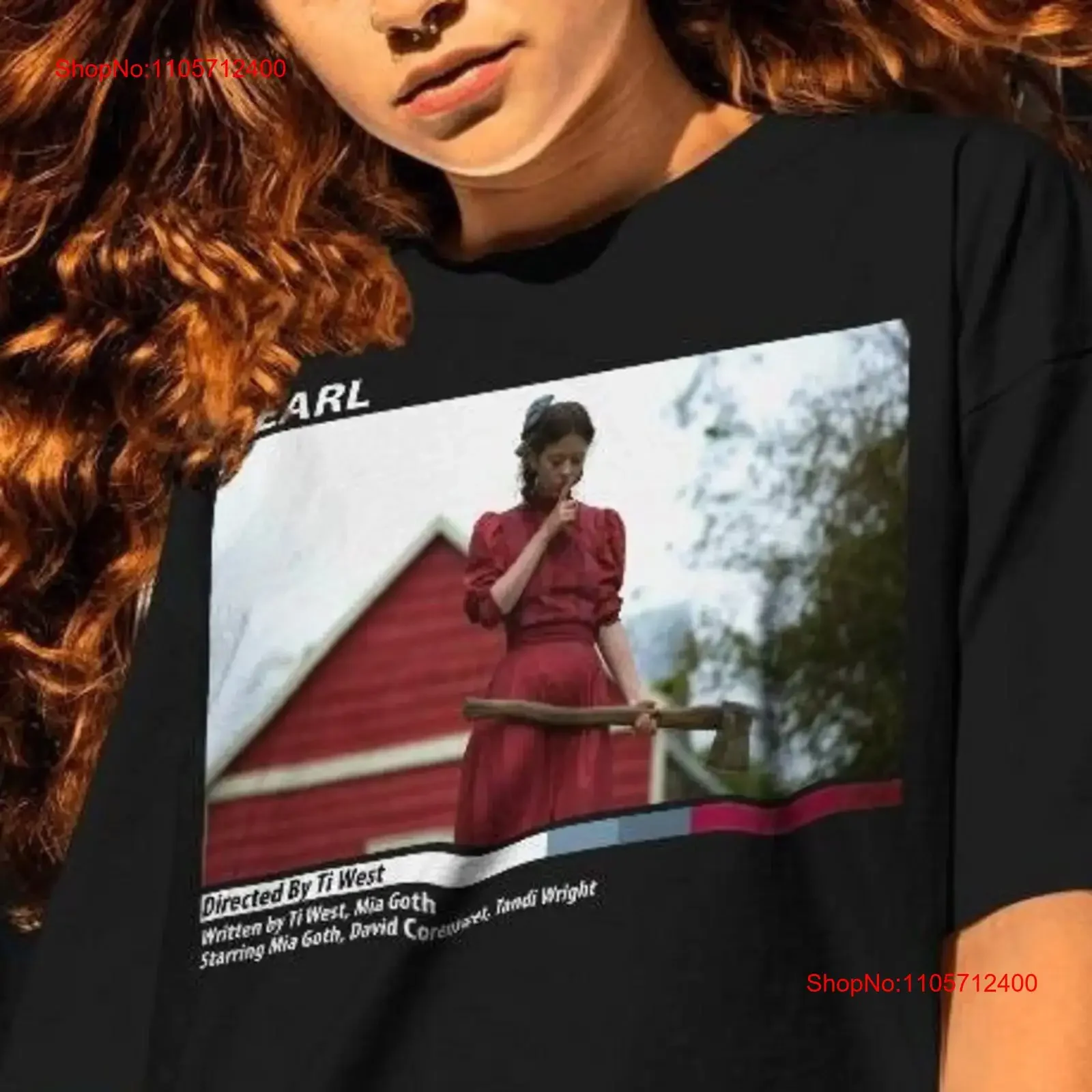 Pearl Movie T Shirt graphic tees sweaT hoodie mia goth horror vintage Washed Stylish Comfortable fashion Soft streetwear