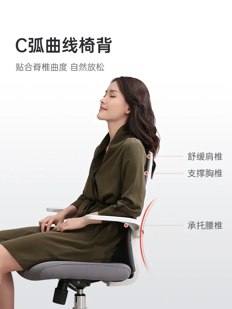 Silla de ordenador Silla de estudio para el hogar Escritorio ergonómico