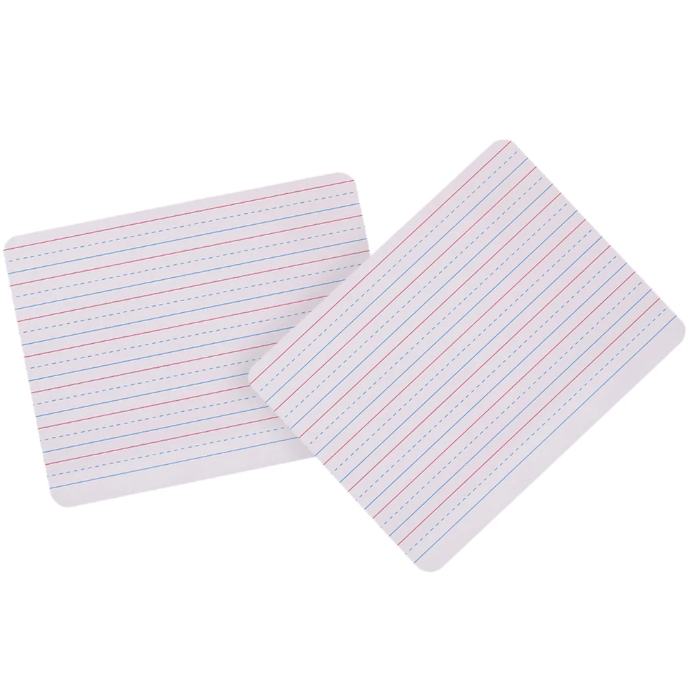 

2Pcs Portable Whiteboard for Office and Home Learning Writing Board Dry Erase Small Whiteboards White Board with Lines