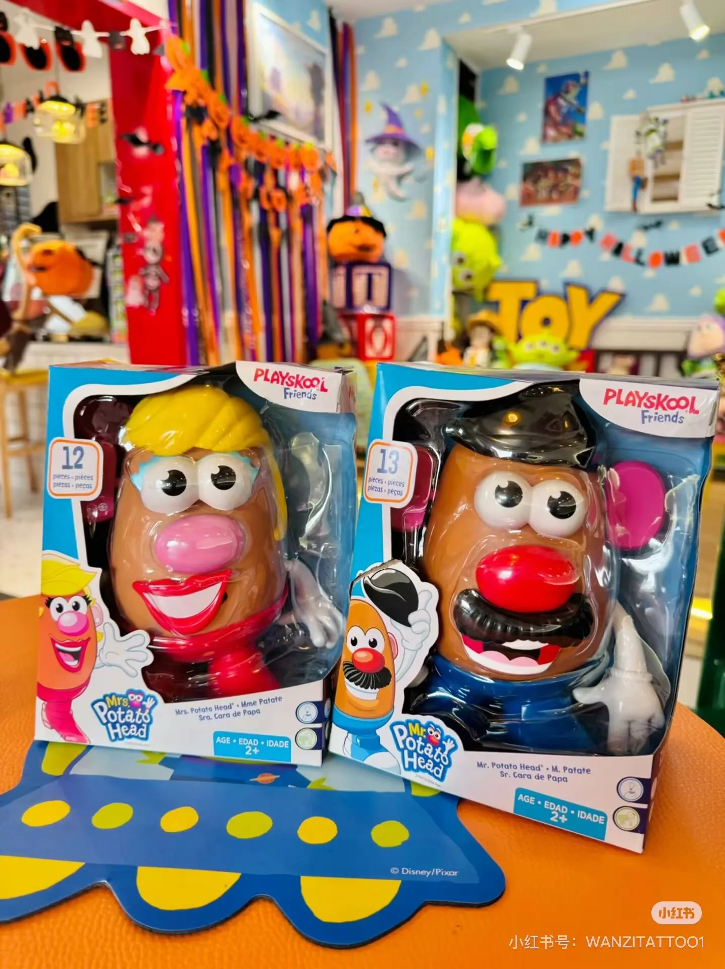 Hasbro Playskool Friends Mr Mrs Potato Head Action Figure met planten Gemonteerd Toy Story Doll Kinderen Gift Ornamenten