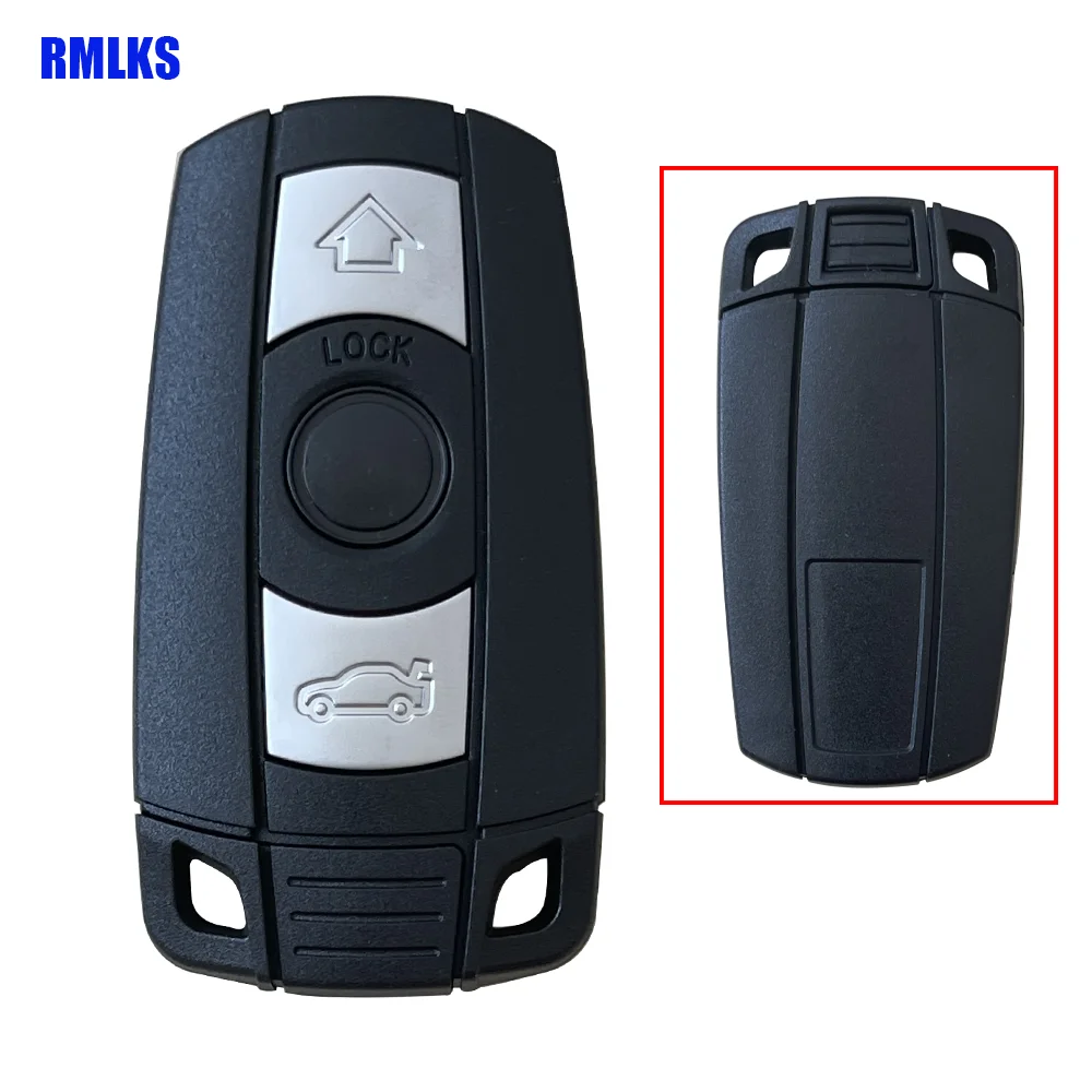 Remote Key Case for BMW 1 3 5 6 Series Smart Key Shell Blade Fob E90 E91 E92 E60 X5 M3 M5 Key Blade
