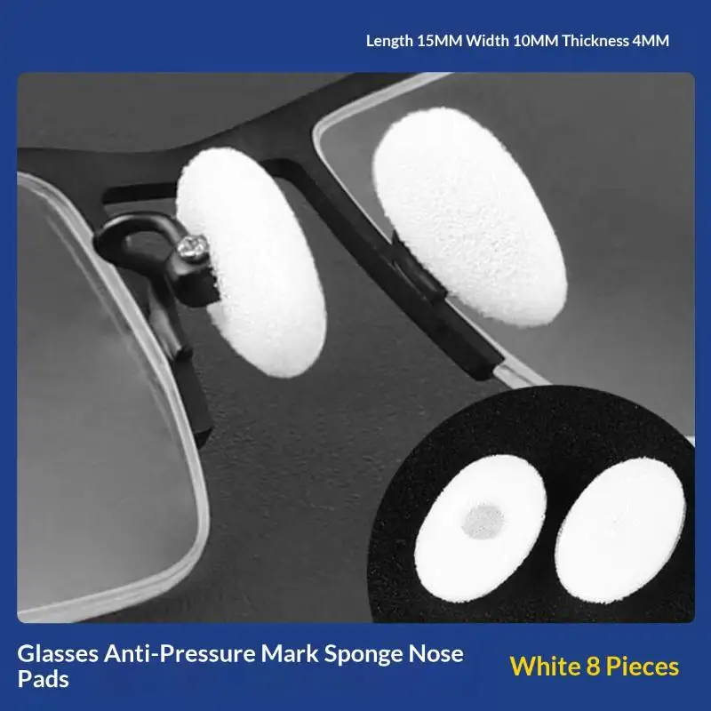 Coussinets de nez auto-adhésifs en mousse souple antidérapante pour lunettes : 60 pièces, effet de lifting instantané pour lunettes.