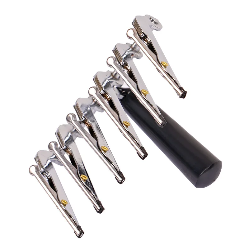 

1pcs Porcelain Dental Veneer Retainer with Glass-Cleaning Brush Handle-Style Temporary Crown Retainer Clamp for Dentures