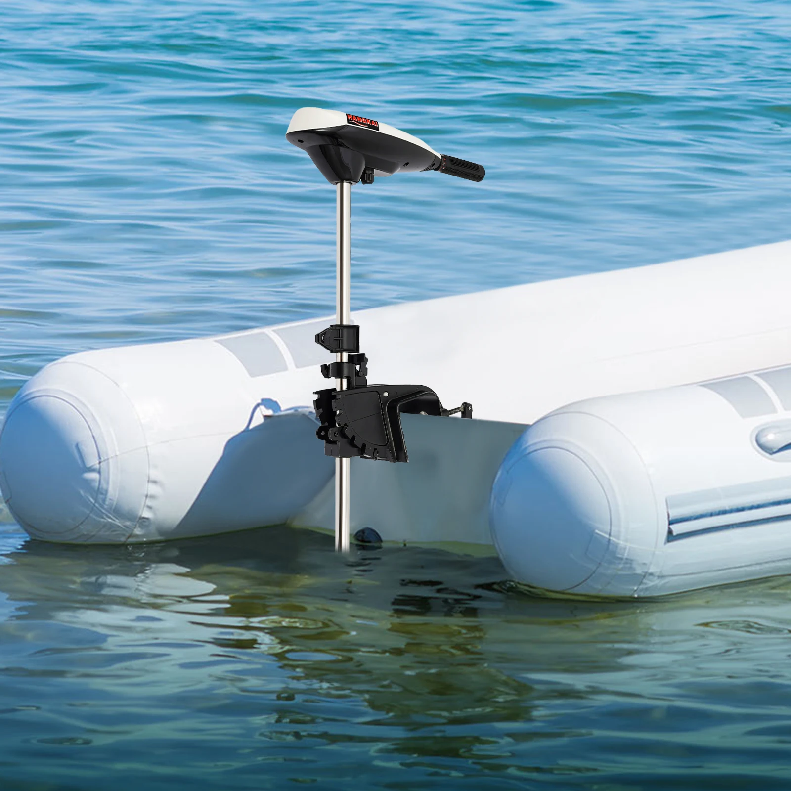 12 فولت/66 رطل التوجه ترانسوم شنت المياه المالحة الكهربائية التصيد المحرك 3 أوراق المروحة Transom جبل التصيد المحرك #3