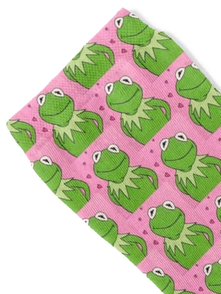 Wholesome Kermit The Frog Socks bright garter christmas gift Woman Socks Men's