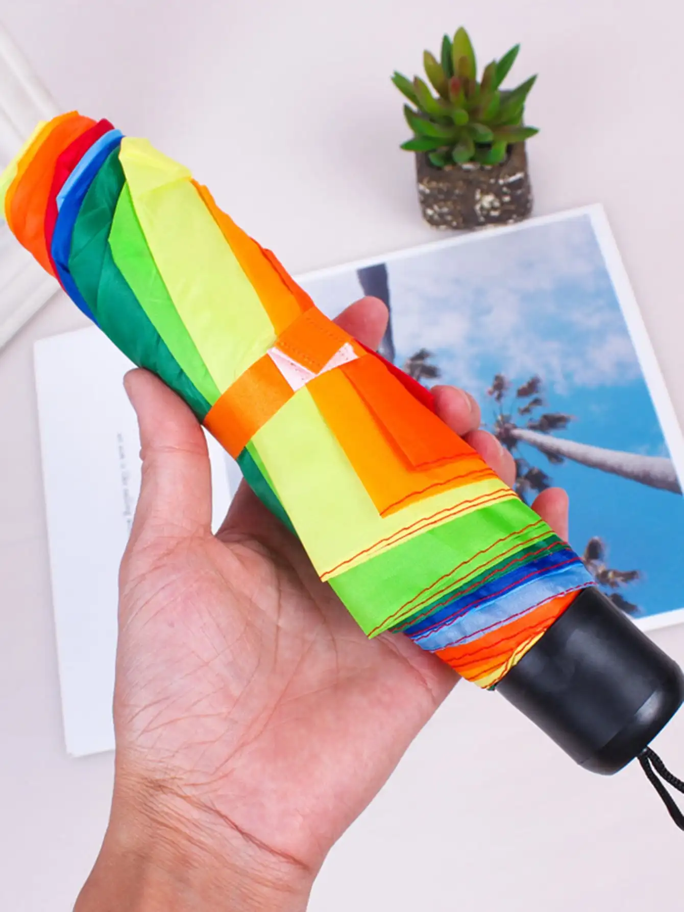 1pc- Creative Rainbow Umbrella