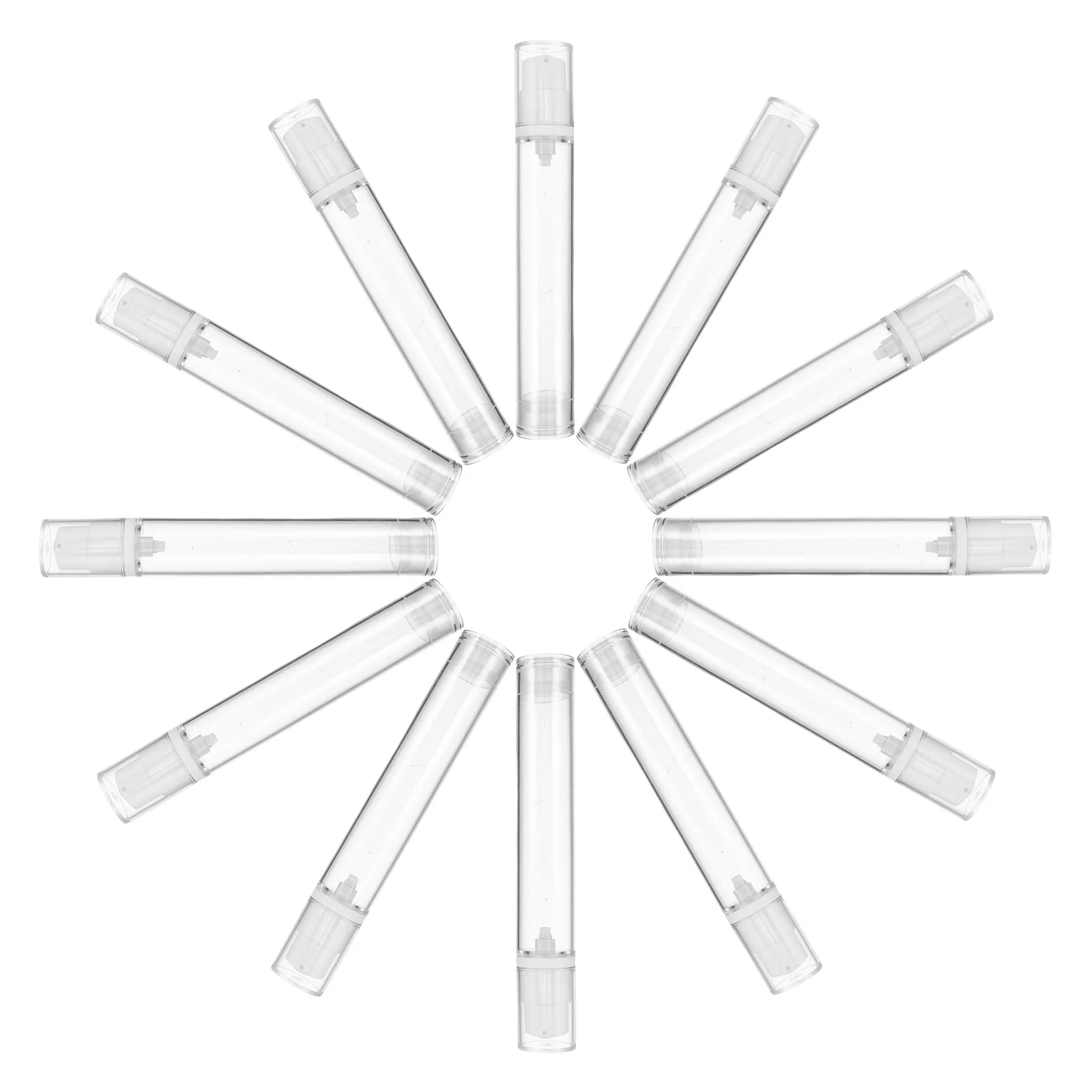 

20pcs 15Ml Travel Refillable Skincare Bottles Leak-Proof Vacuum Pump Dispenser For Lotion Foundation Serum Portable Toiletry