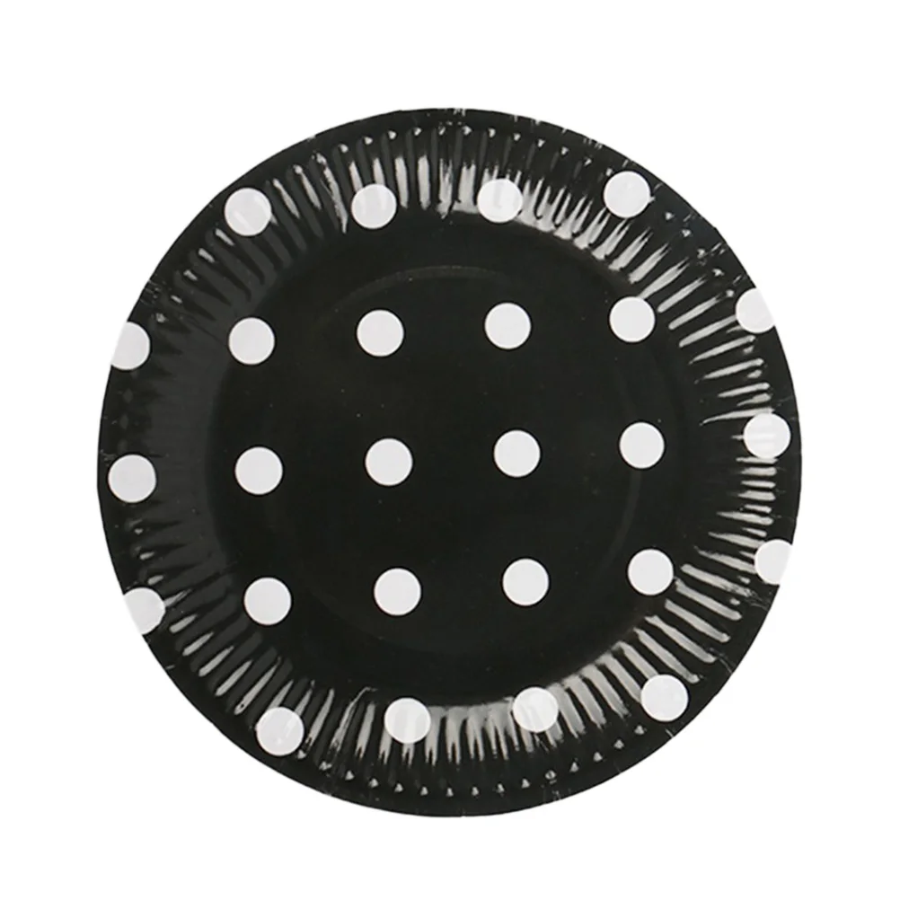 

60pcs 7-Inch Colored Dot Paper Plates Diy Craft Supplies For Educational Christmas Decoration Classroom Kindergarten