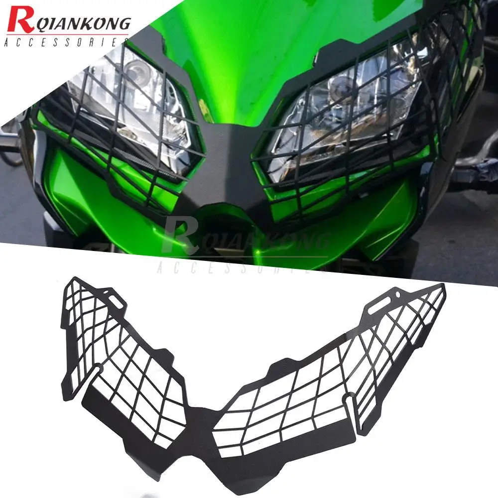 Motorcycle Headlight Guard Grille Cover Case For Kawasaki VERSYS 650 2015-2021 VERSYS1000 KLE1000 2015-2018 Ninja 300R 2013-2017