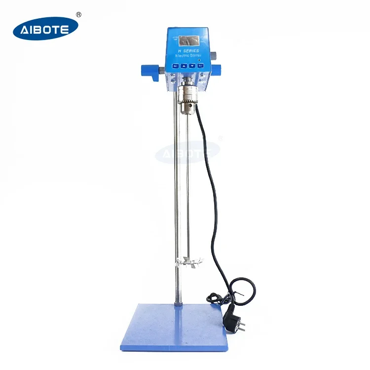 Digital Mixing PTFE Stirring Rod 1500rpm 15L Overhead Stirrer