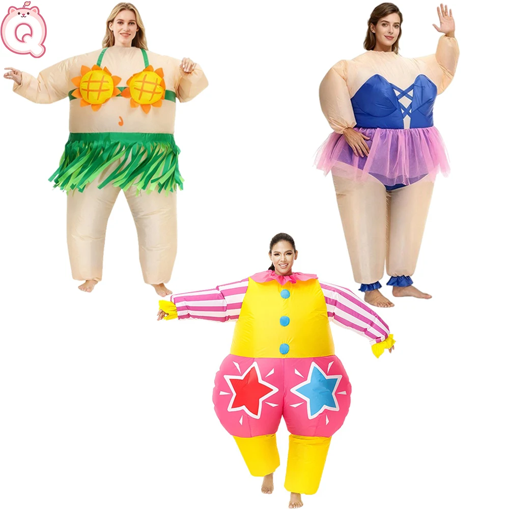 イースター面白いバレエ人形パフォーマンスインフレータブル衣装誕生日パーティーゲームコスプレ小道具服ハロウィンウォーキング漫画服
