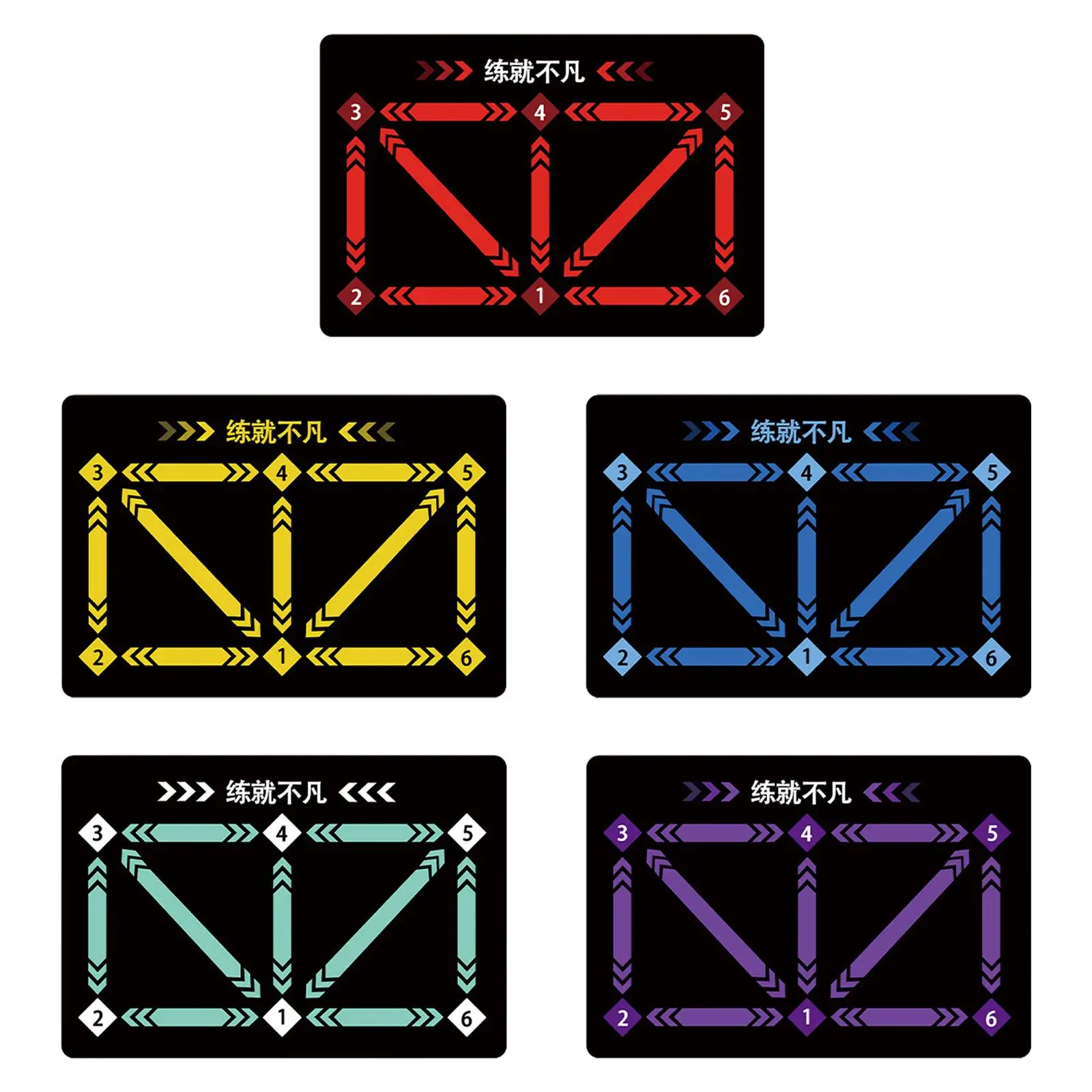 Football Footstep Training Mat, Football Mat Training Pace Ball Control Player Equipment Football Door Mat Soccer Train Mat