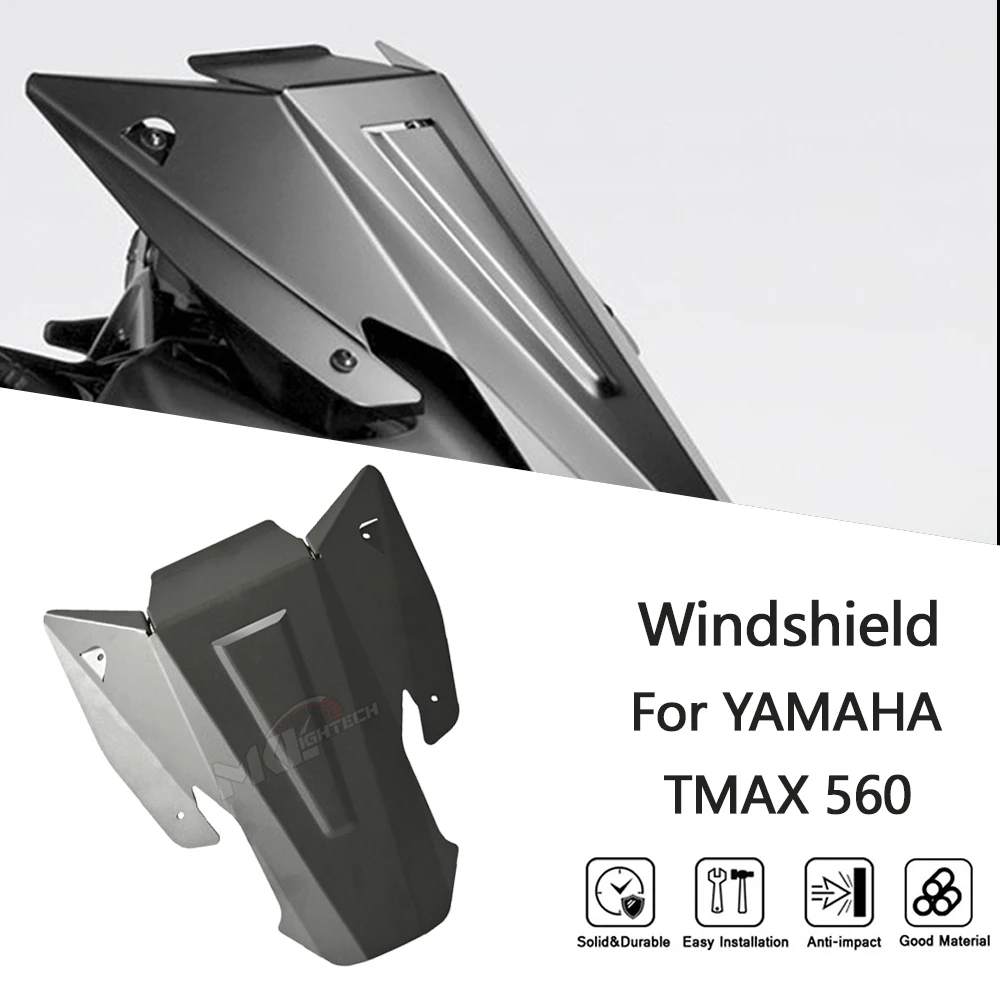 

MTKRACING Windshield For YAMAHA TMAX 560 2022-2024 Motorcycle Windshield Adjustable Windscreen Wind Shield Deflectore