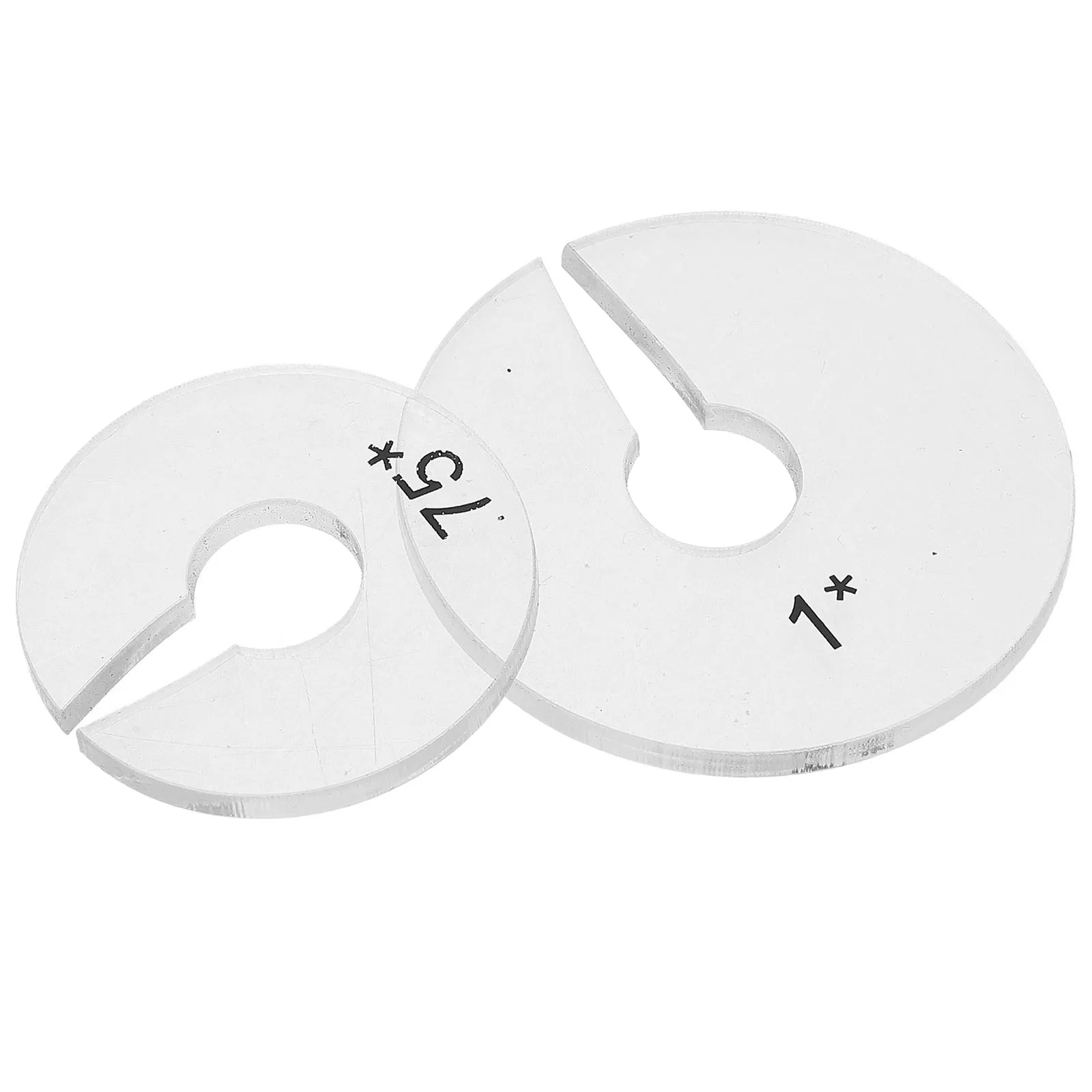 

2Pcs Sewing Durable Diy Sewing Supplies Acrylic Quilting Tools DIY Patchwork Clothing Templates Gauge Seam Allowance Ruler