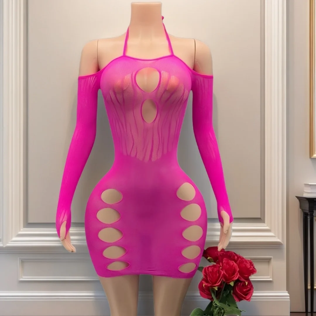 

Floral Printing Sling strap Dress Sexy Bodycon Long sleeves Night Birthday Party Dresses Strapless Ruched Mini Holiday Dress