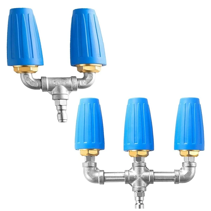 

Twin/Triple Turbo Nozzle,Triple/Dual Turbo Nozzle Pressure Washer,Washer Dual Turbo Nozzle,360° Rotating Turbo Nozzle