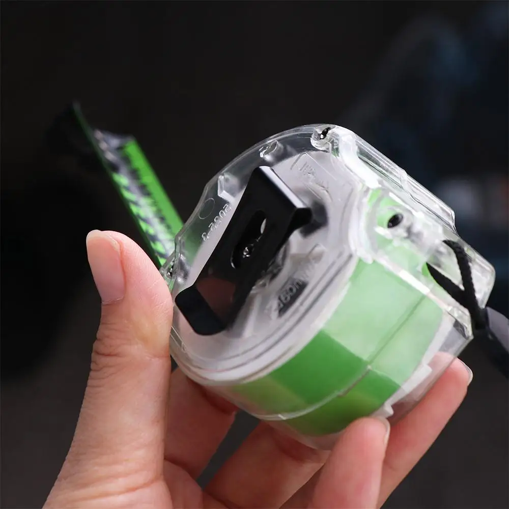 قابل للسحب الذاتي قفل شريط القياس الفلورسنت عالية الدقة أشرطة القياس متري الصلب النجارة #3