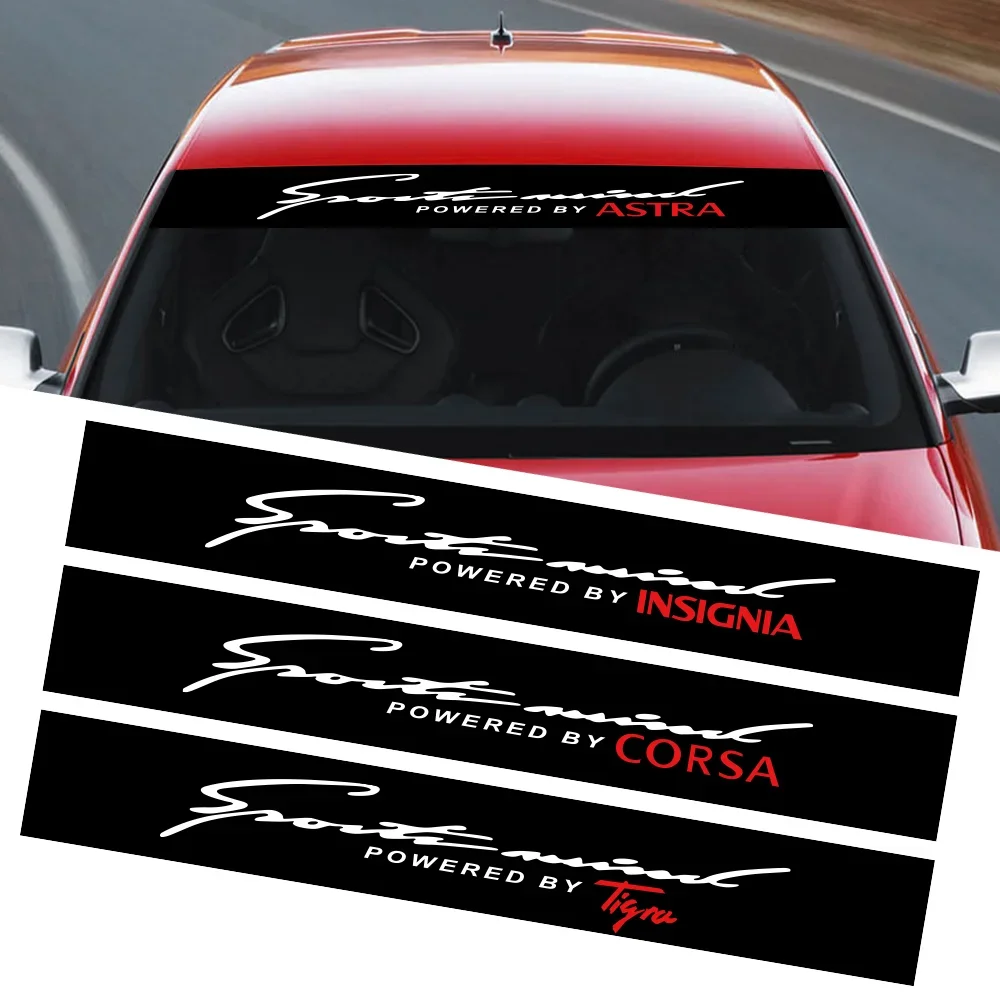 Car Windshield Stickers And Decals For Opel Vauxhall Corsa Mokka Insignia Vectra Zafira Grandland Car-styling Accessories