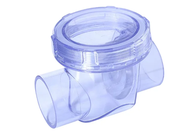 PVC transparent visible check valve for odor prevention and backflow,one-way check valve for kitchen drainage pipe sink  sewer view 5