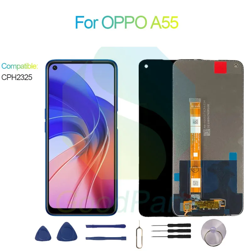 

For OPPO A55 LCD Display Screen 6.51" CPH2325 A55 Touch Digitizer Assembly Replacement