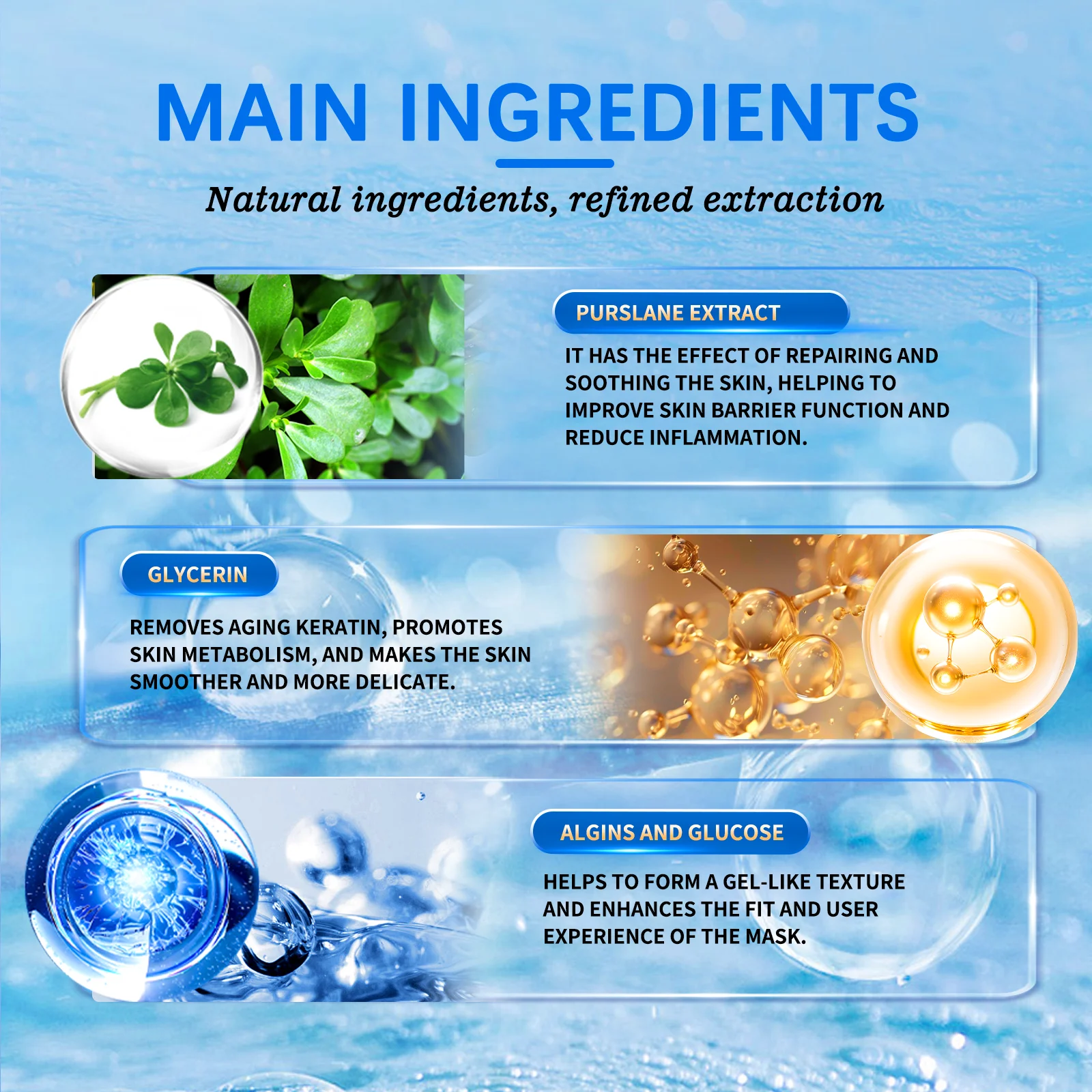 مسحوق قناع HA مضاد للشيخوخة 100 جرام - مع ملاقط وتعزيز الكولاجين للترطيب العميق. تركيبة علاج العناية بالوجه لتقليل التجاعيد. #4