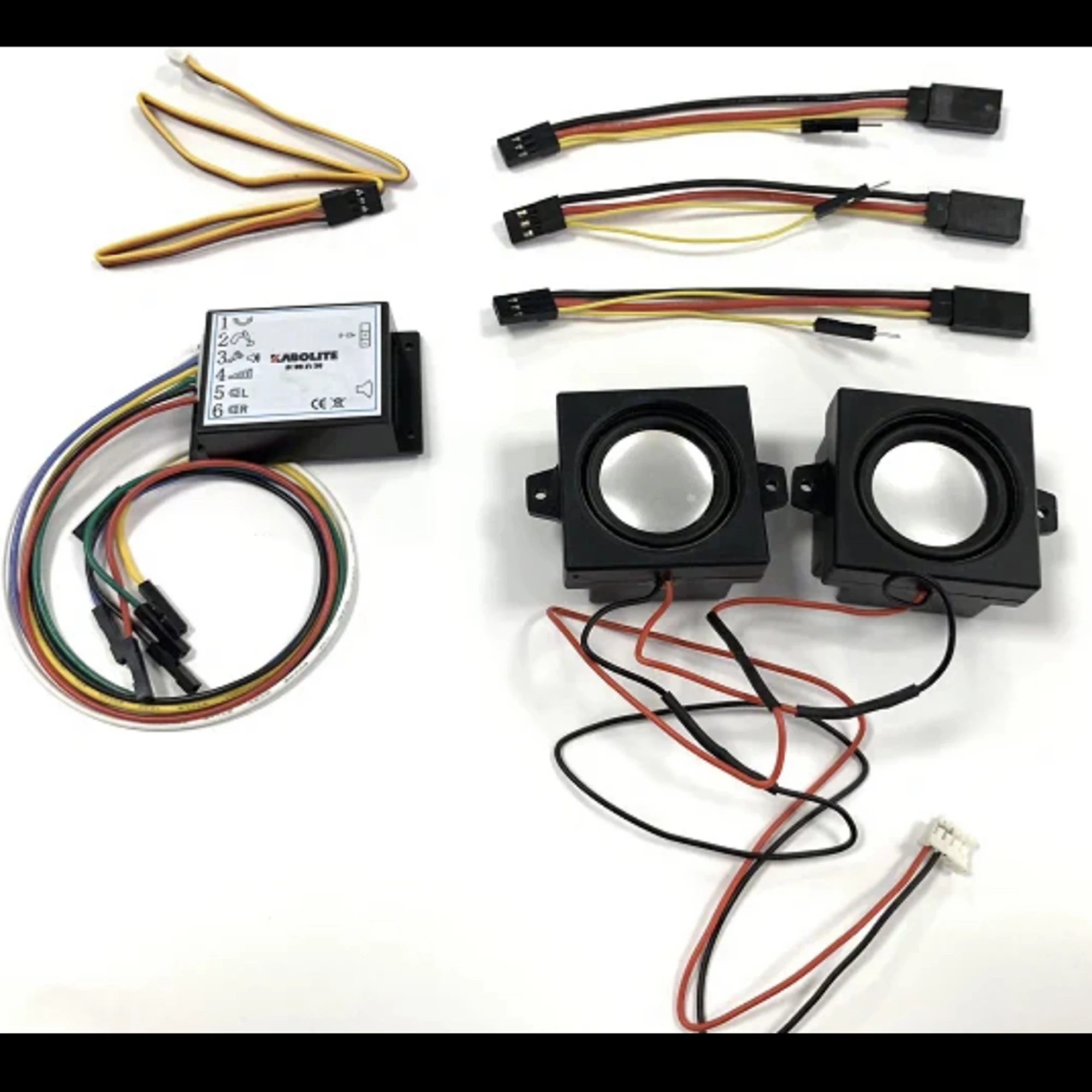 970 Hydraulic Model Excavator Fourth Generation Simulation Sound Set for 1/12 RC Excavator Bulldozer Toy Engineering Car Parts